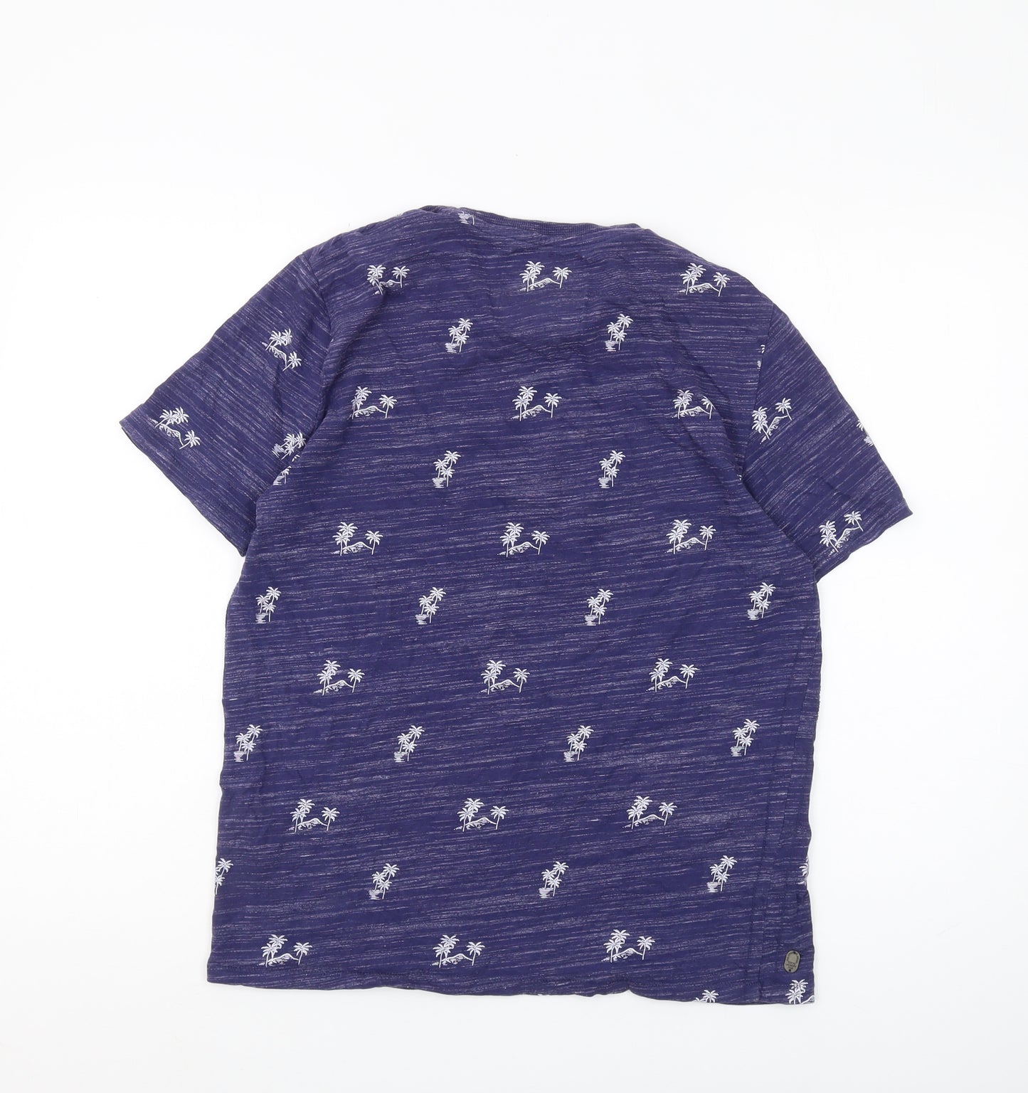 Tokyo Laundry Men's Purple Beach Short Sleeve T-Shirt M