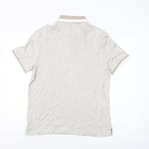 Marks and Spencer Beige Men's M Polo Short Sleeve