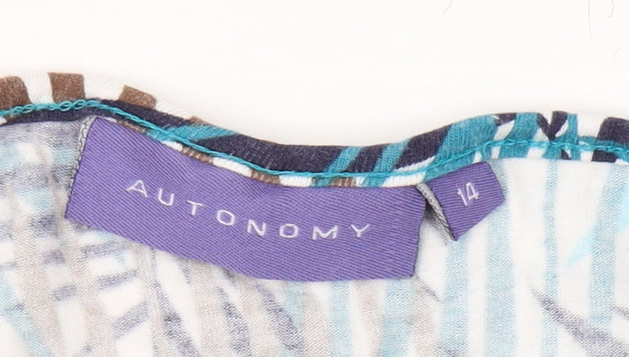 Autonomy Women's Multicoloured Floral Top Size 14