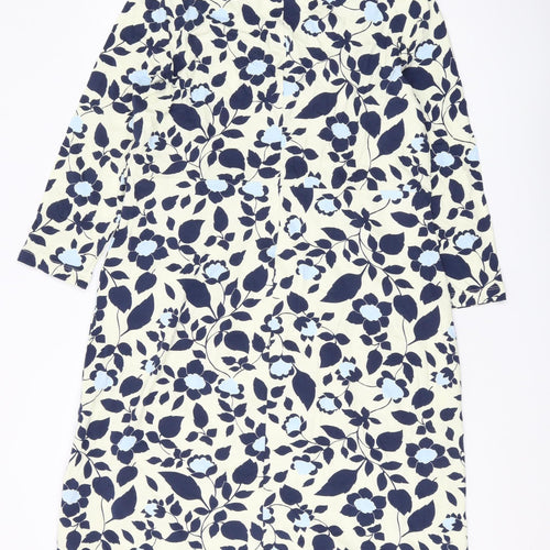 Lands' End Women's Floral Shift Dress, L, Multicoloured