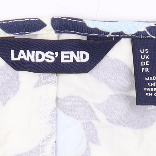 Lands' End Women's Floral Shift Dress, L, Multicoloured