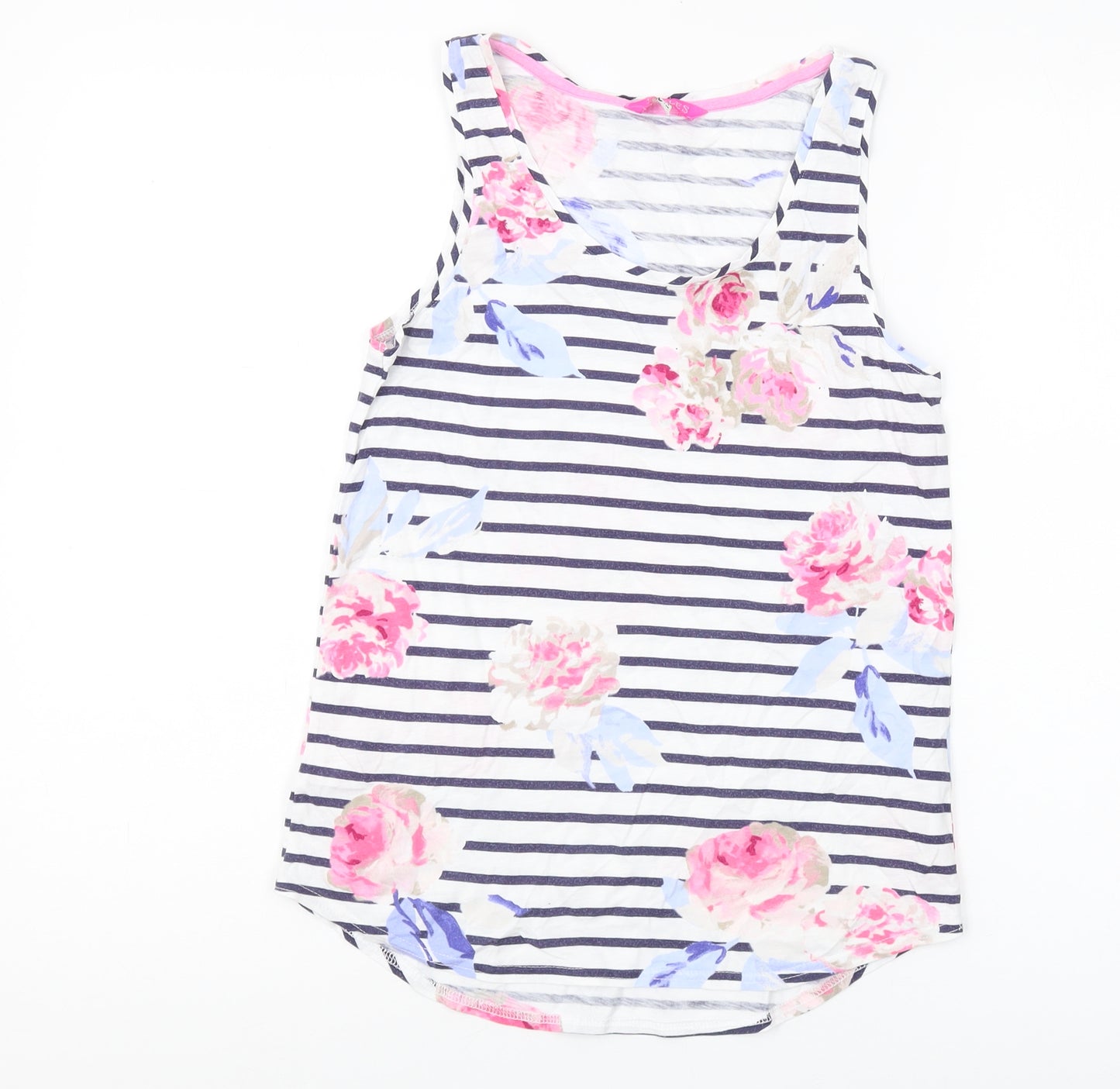 Joules Women's Multicoloured Tank Top - Size 8, Floral