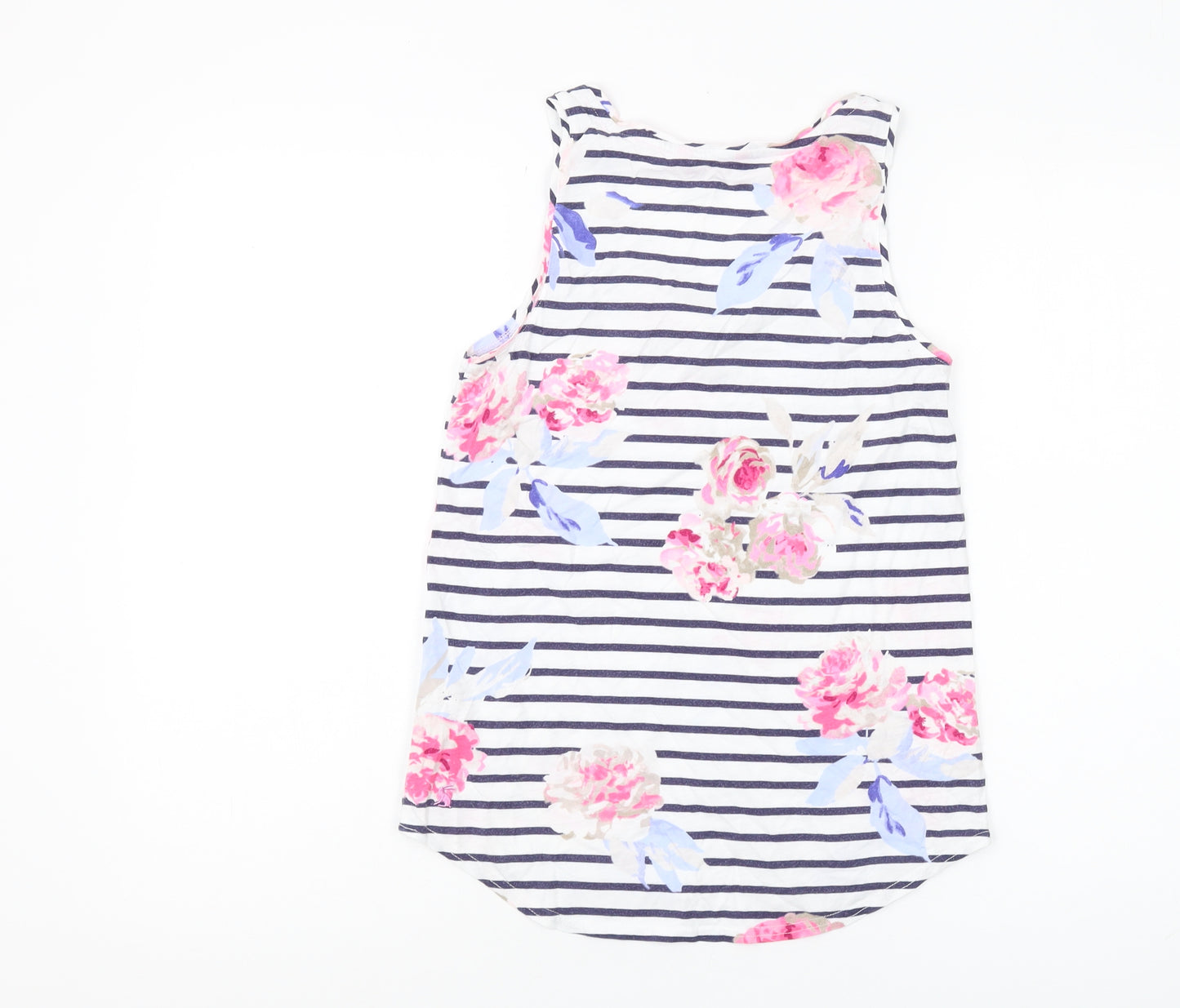 Joules Women's Multicoloured Tank Top - Size 8, Floral