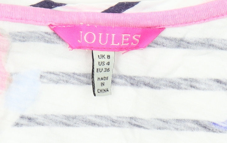 Joules Women's Multicoloured Tank Top - Size 8, Floral