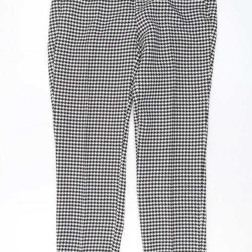 Zara Woman Straight Trousers XS Multicoloured