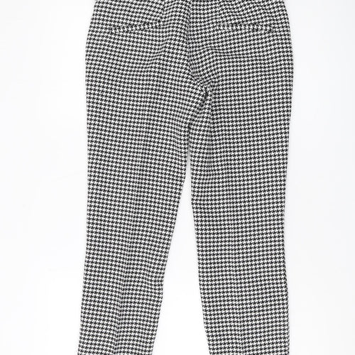 Zara Woman Straight Trousers XS Multicoloured
