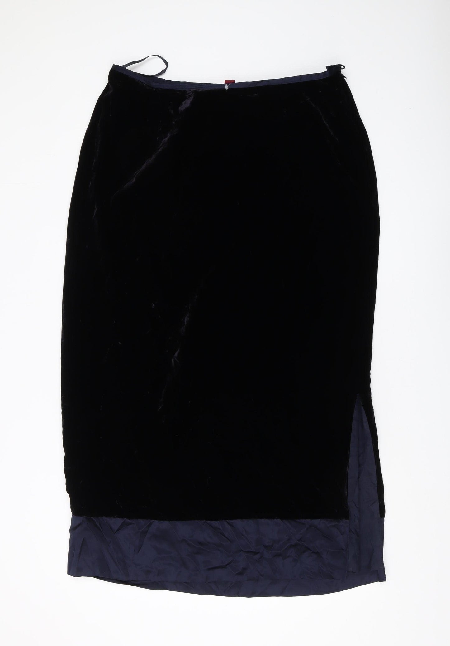 Monsoon Women's Black Velvet Pencil Skirt Size 18