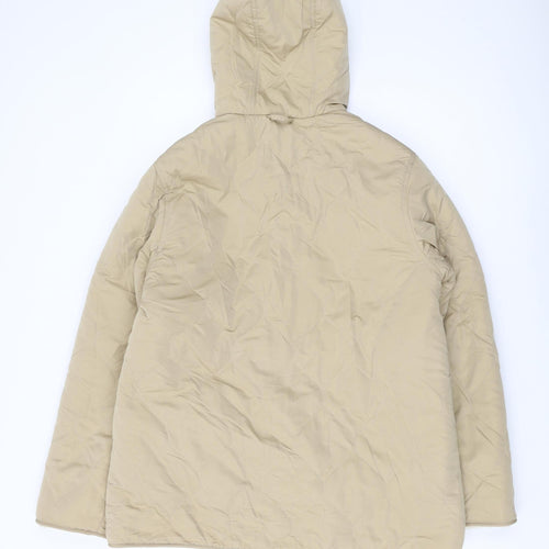 Marks and Spencer Women's Beige Hooded Jacket Size 12