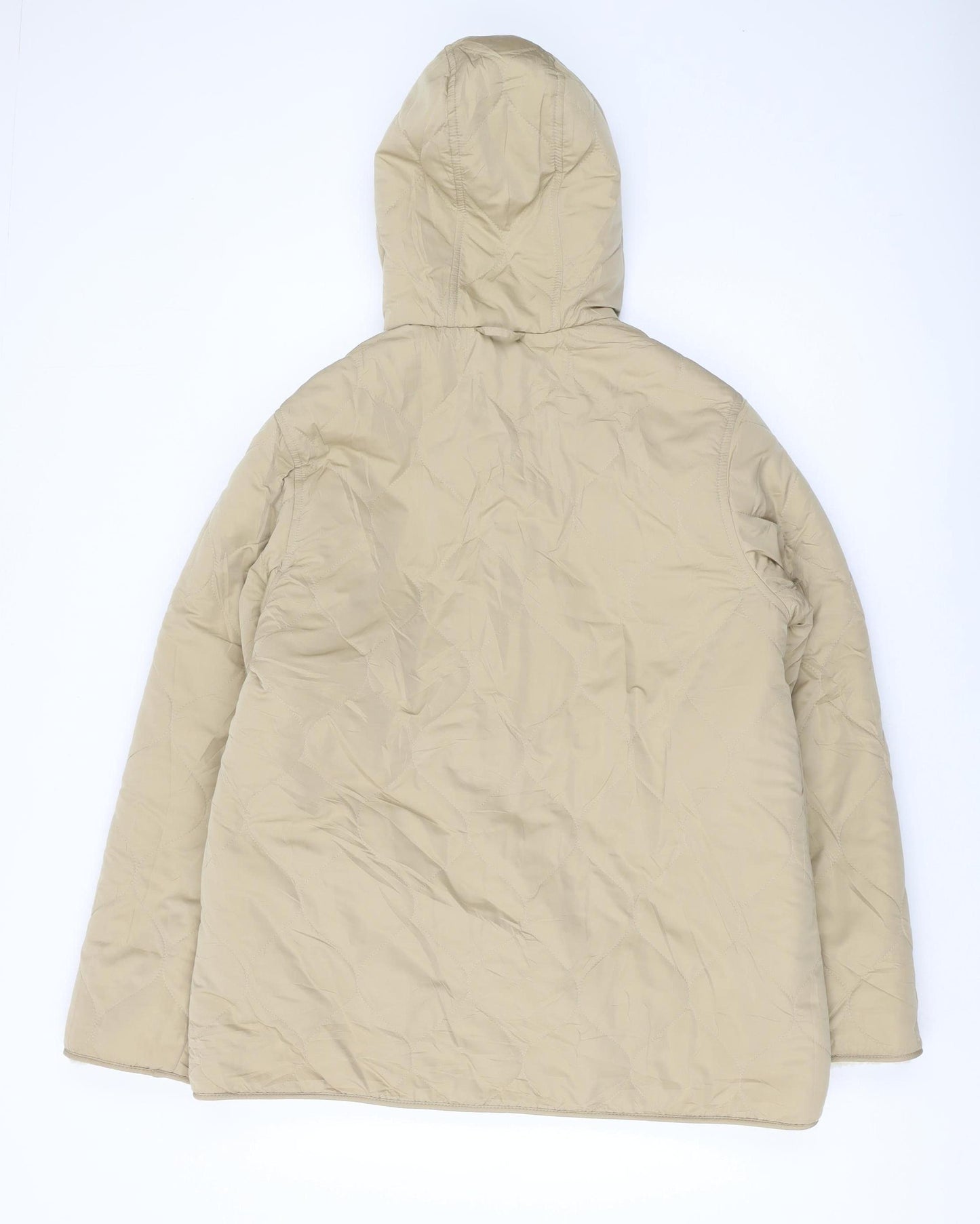 Marks and Spencer Women's Beige Hooded Jacket Size 12
