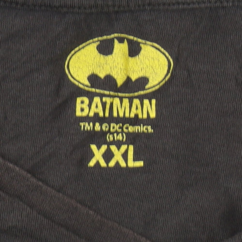 DC Comics Men's Black 2XL Batman Graphic T-Shirt