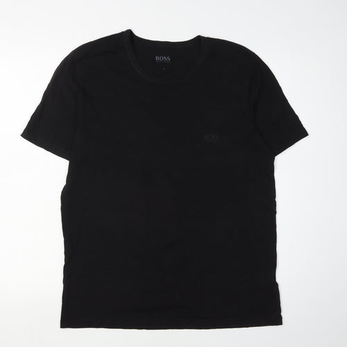 Hugo Boss Men’s Black Cotton T-Shirt, L