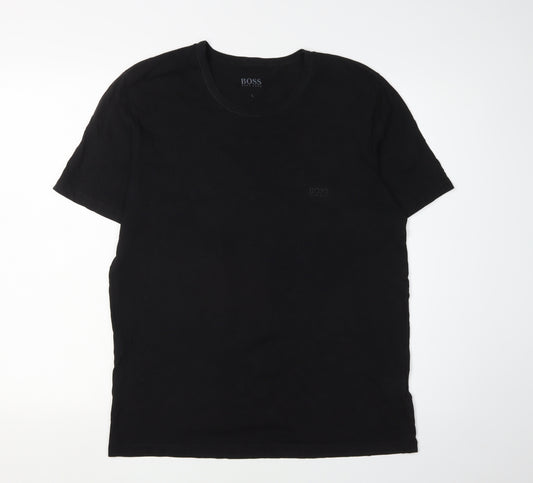 Hugo Boss Men’s Black Cotton T-Shirt, L