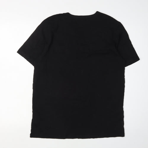 Hugo Boss Men’s Black Cotton T-Shirt, L