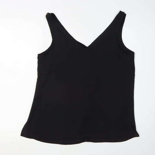 Wallis Women's Black Wrap Blouse - UK 12, Casual