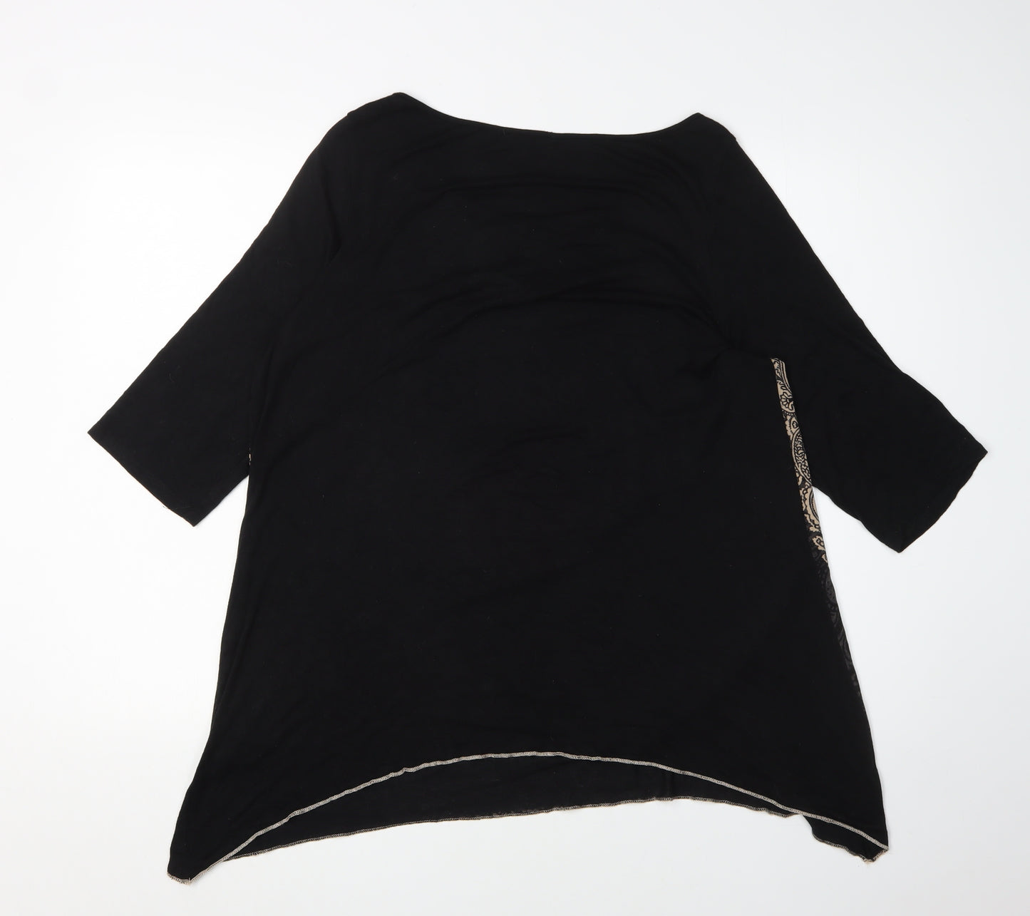 Edista Los Angeles Women's Black Tunic Blouse XL