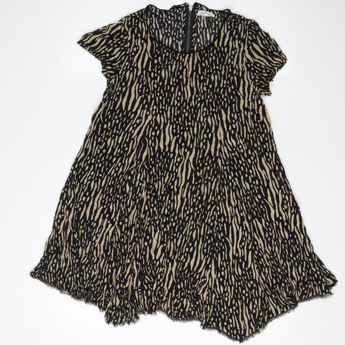 Silence + Noise Women's M Animal Print Dress