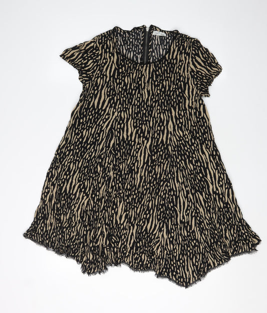 Silence + Noise Women's M Animal Print Dress