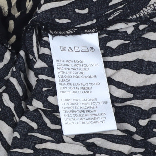 Silence + Noise Women's M Animal Print Dress