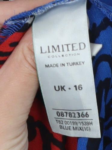 Marks and Spencer Women's Blue Tank Top Size 16