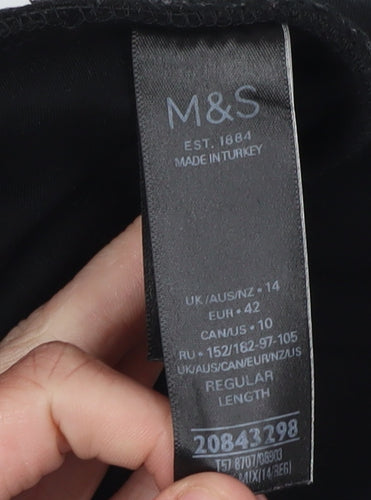 Marks and Spencer Women’s Black Jogger Trousers Size 14