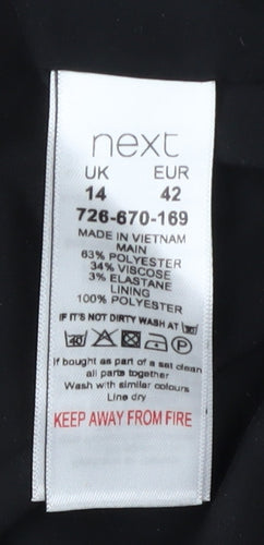 Next Women's Multicoloured Sheath Dress Size 14