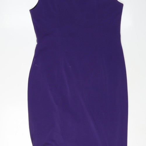 Planet Women's Purple Sheath Dress Size 10 Formal