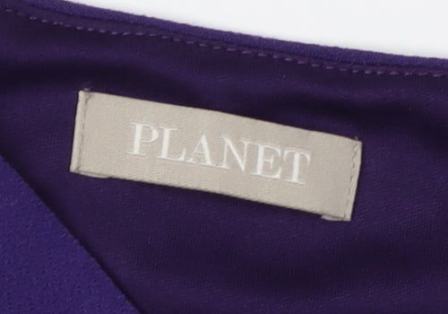 Planet Women's Purple Sheath Dress Size 10 Formal