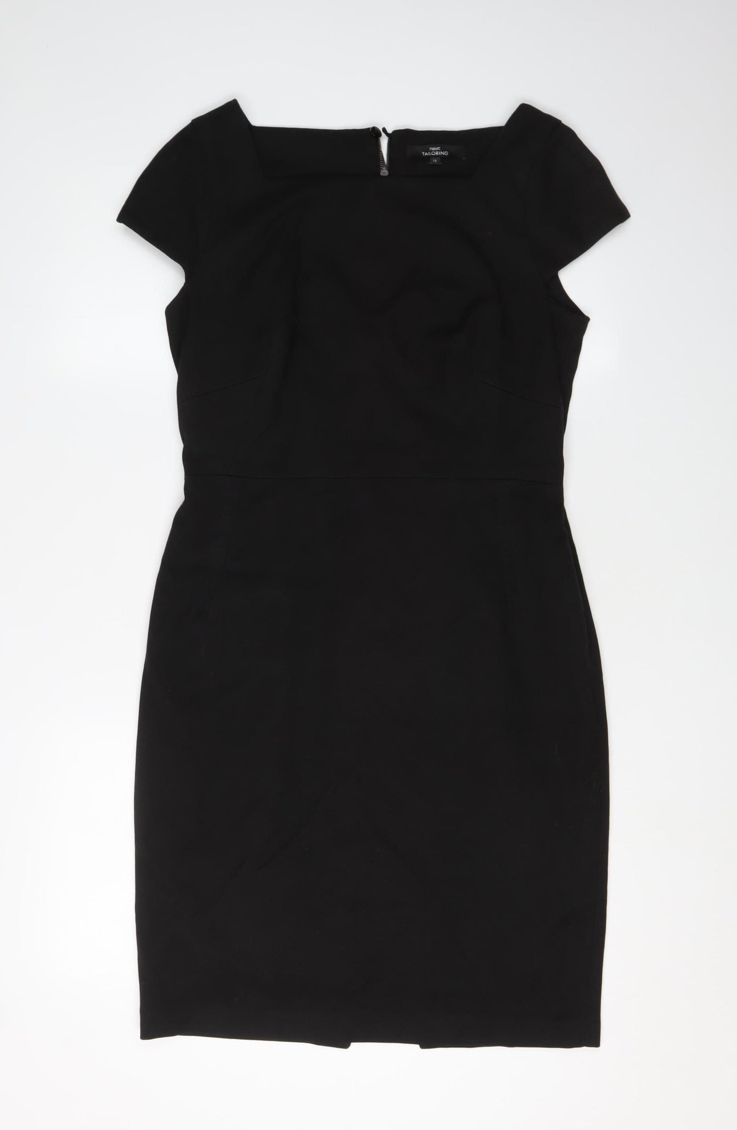 Next Women's Black Sheath Dress Size 12