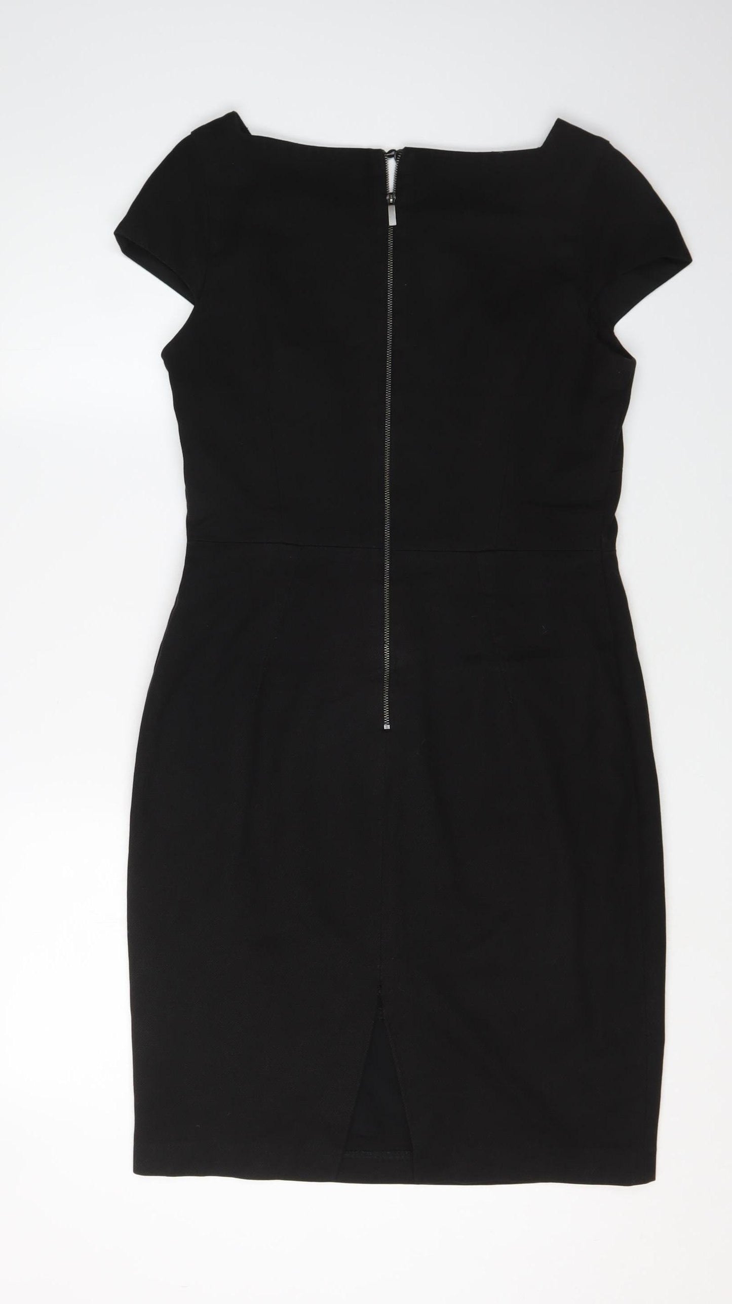 Next Women's Black Sheath Dress Size 12
