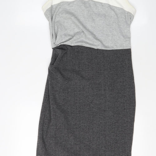 Phase Eight Women's Grey Shift Dress Size 10