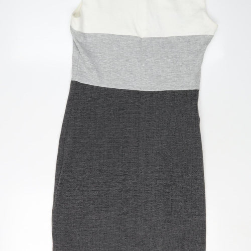 Phase Eight Women's Grey Shift Dress Size 10