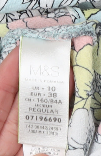 Marks and Spencer Women's Multicoloured Dress Size 10