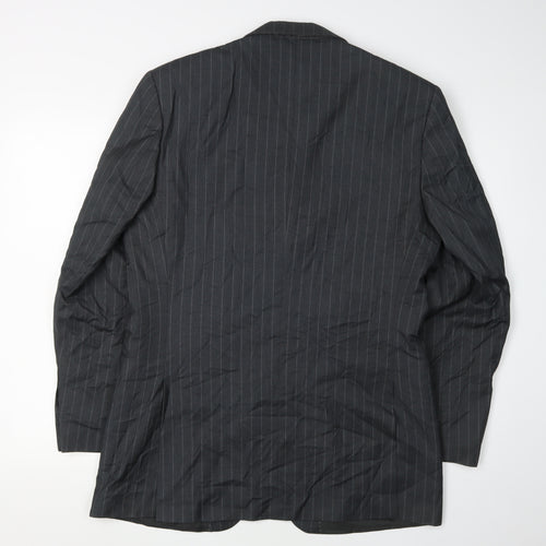 KJ Men's Black Regular Fit Blazer 40R