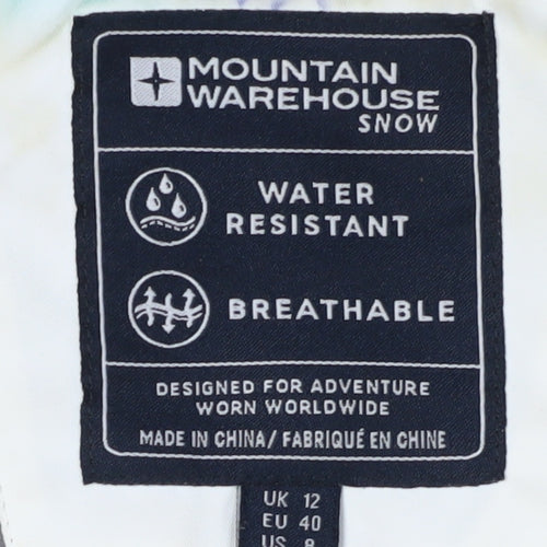 Mountain Warehouse Women's Grey Puffer Jacket Size 12