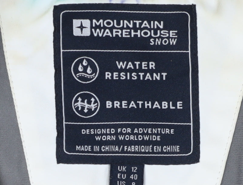 Mountain Warehouse Women's Grey Puffer Jacket Size 12