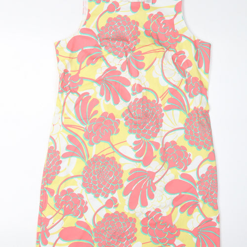 London Times Women's Multicoloured Floral Shift Dress, 14