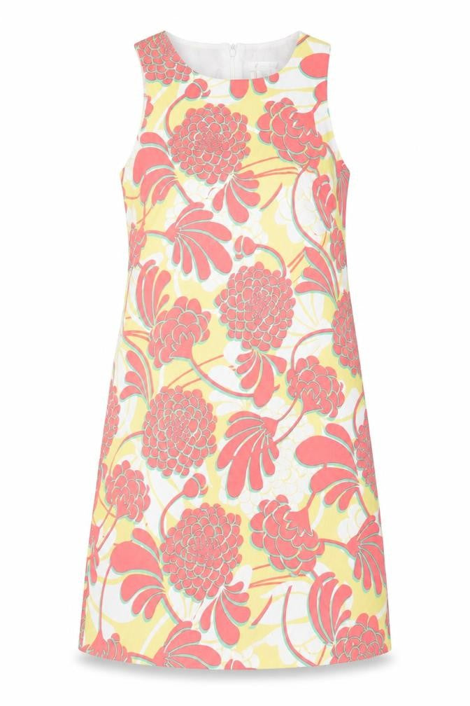 London Times Women's Multicoloured Floral Shift Dress, 14