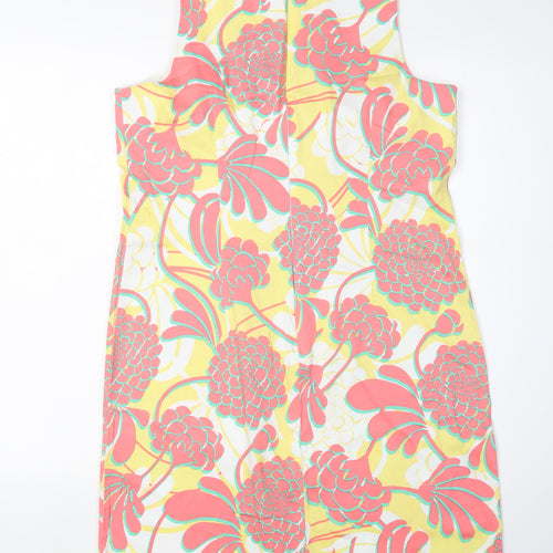 London Times Women's Multicoloured Floral Shift Dress, 14