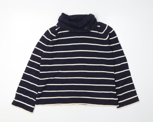 Marks and Spencer Women's Blue Striped Pullover