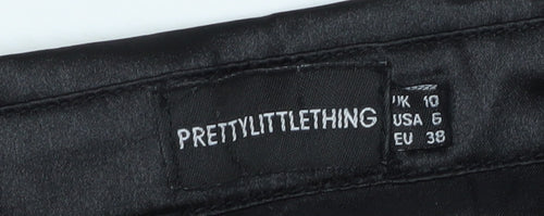 PrettyLittleThing Women's Black Shirt Dress Size 10