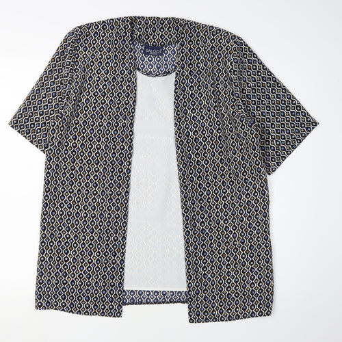 Saloos Women's Geometric Kimono Blouse, Size 14