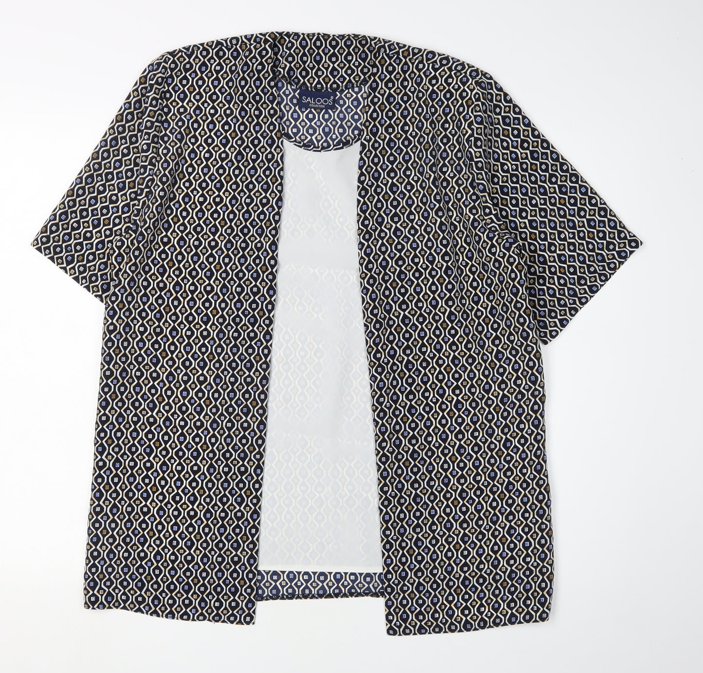 Saloos Women's Geometric Kimono Blouse, Size 14