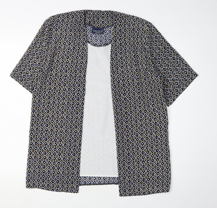 Saloos Women's Geometric Kimono Blouse, Size 14