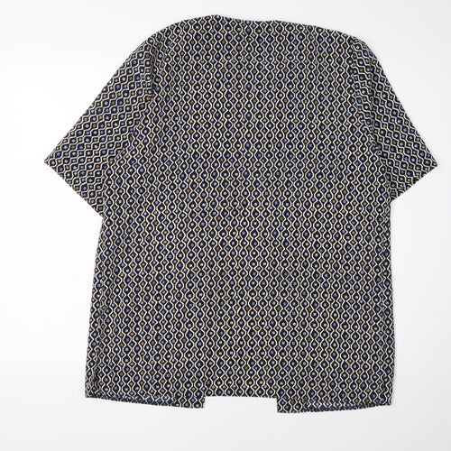 Saloos Women's Geometric Kimono Blouse, Size 14
