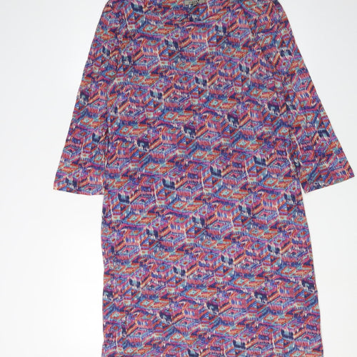 Jigsaw Women's Multicoloured Geometric Shift Dress L