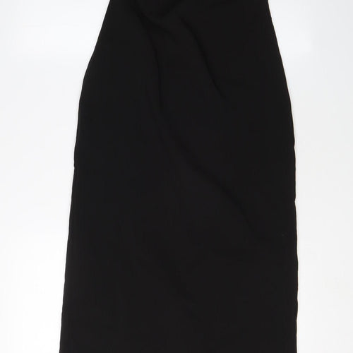 Zara Women's Black Bodycon Midi Dress - Size S