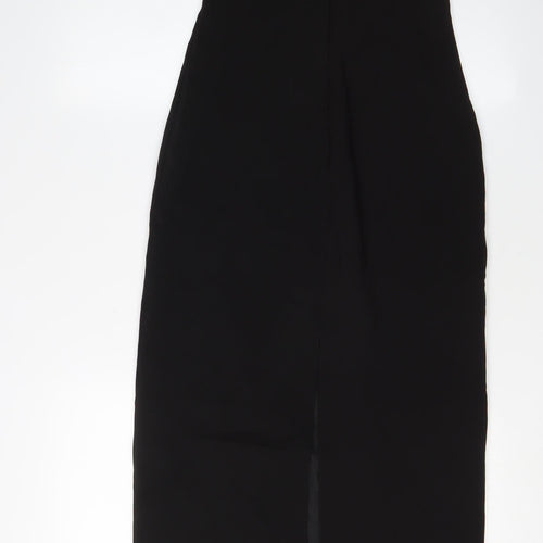 Zara Women's Black Bodycon Midi Dress - Size S