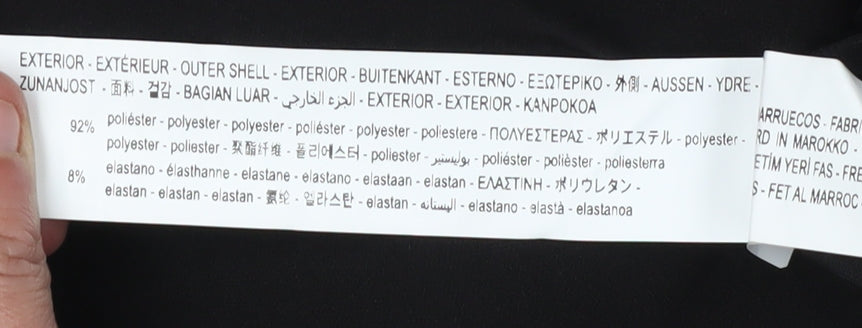 Zara Women's Black Bodycon Midi Dress - Size S