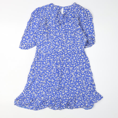Nobody's Child Women's Blue Floral Shift Dress
