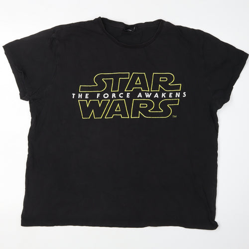 Star Wars Men's Black 2XL Movie Graphic T-Shirt